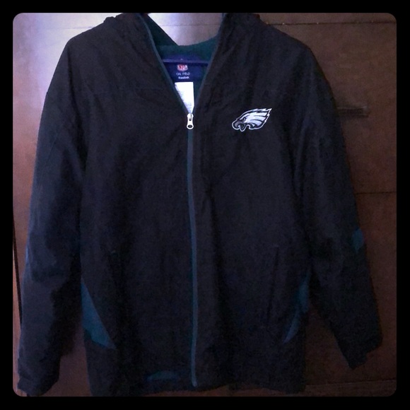 Reebok Other - Philadelphia Eagles Jacket Boys Large 14/16